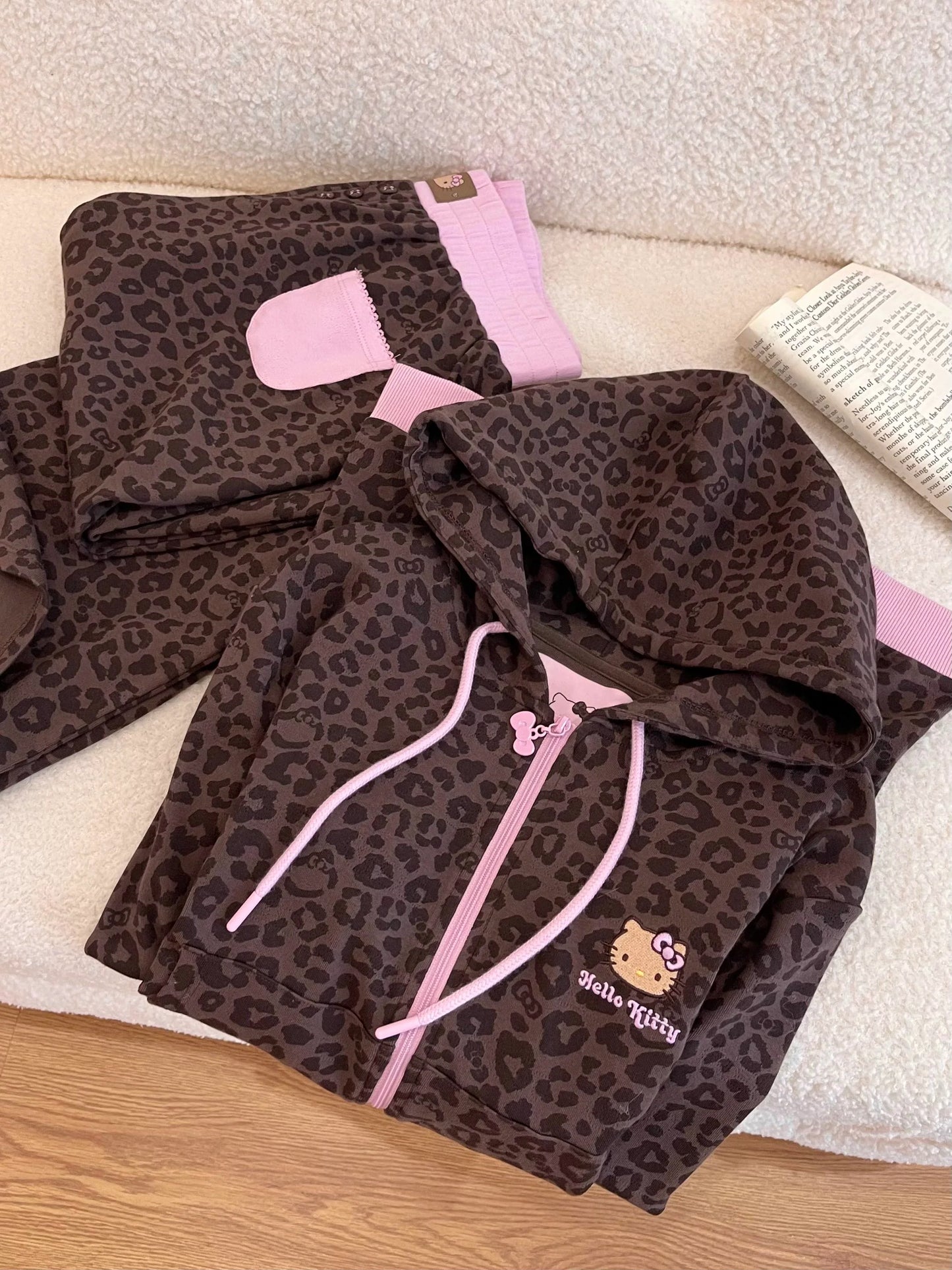 Hello Kitty Cozy Hoodie Pajamas Set