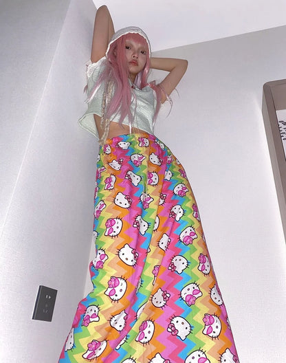 Hello Kitty ZigZag Rainbow Dress