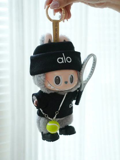 Alo Tennis Outfit Set for Labubu