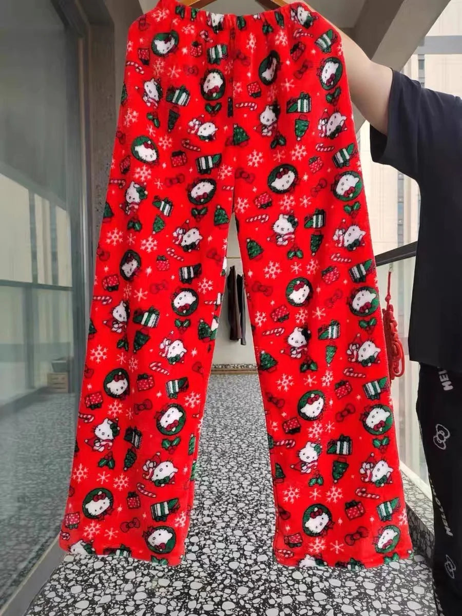 Hello Kitty Christmas Fluffy Pants – In Kawaii Shop