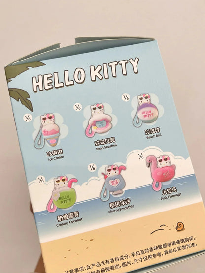 Hello Kitty Tropical Plush Keychain – Sun Activated Tanning Effect