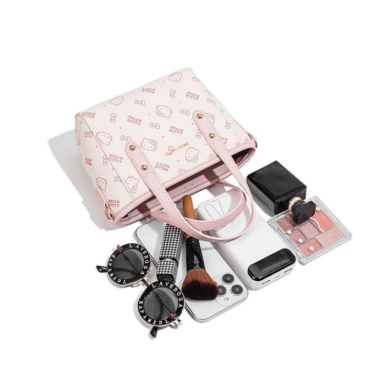 Hello Kitty All Over Print Mini Tote Crossbody Bag
