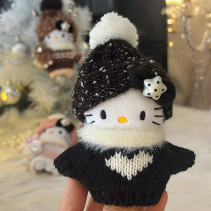 Hello Kitty Winter Hugs Plushie Keychain