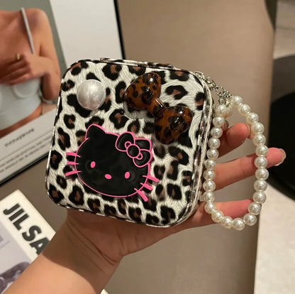 HelloKitty Leopard Print Jewelry Organizer