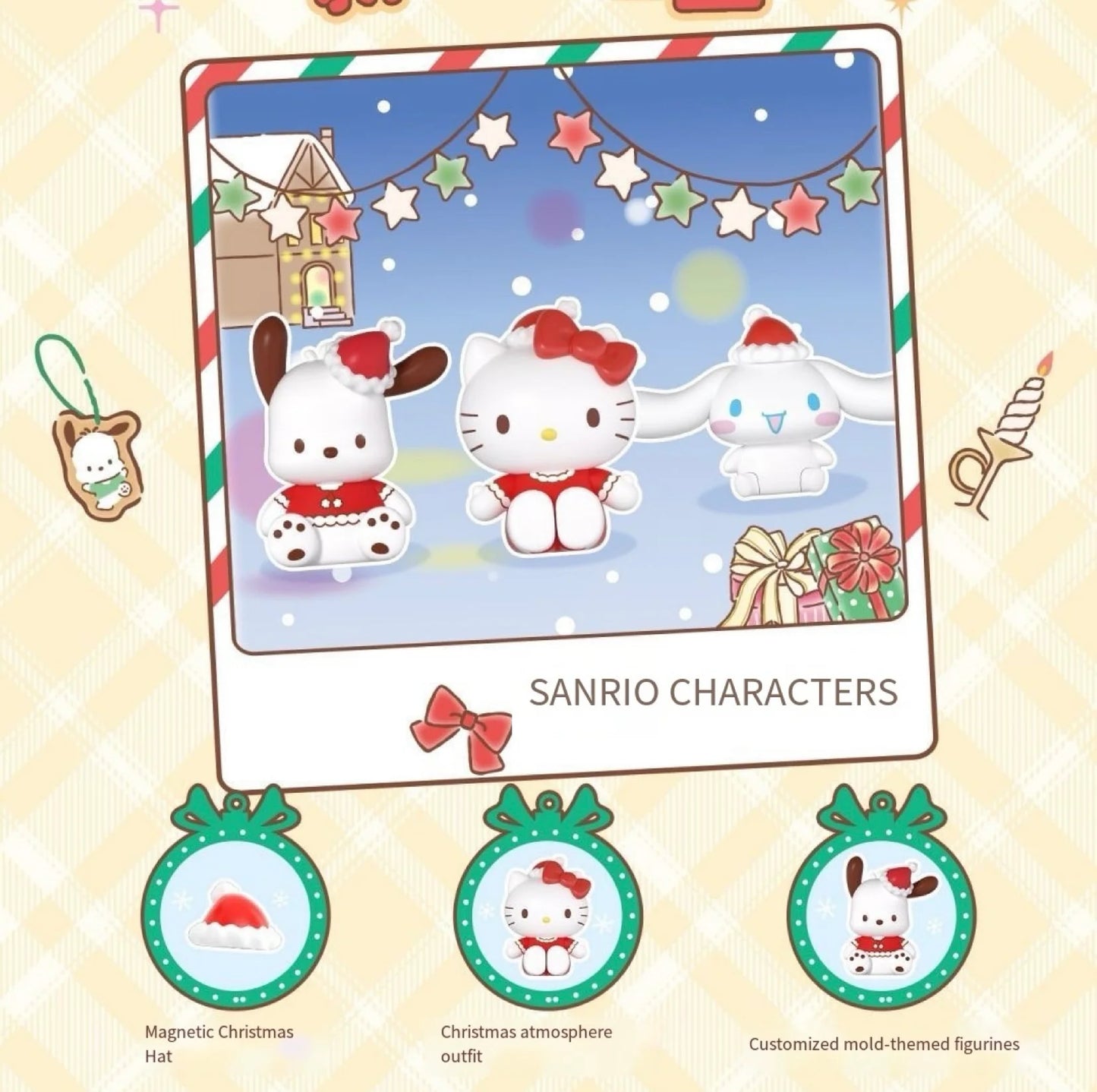 Sanrio Christmas Tree Building Set - Hello Kitty & Friends Edition