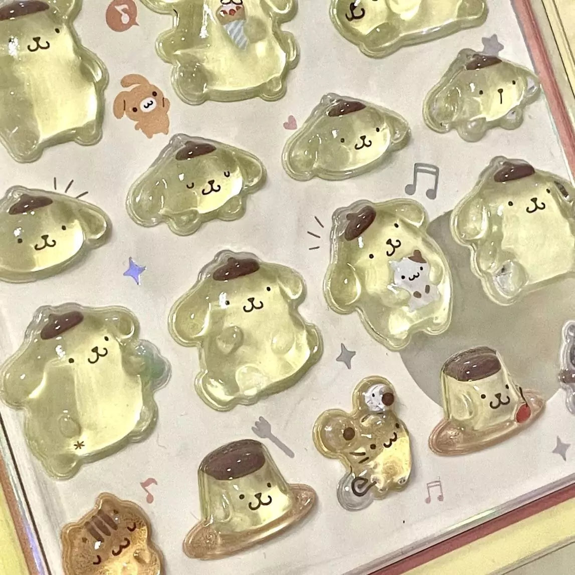 Sanrio Bonbon Drop Crystal 3D Stickers