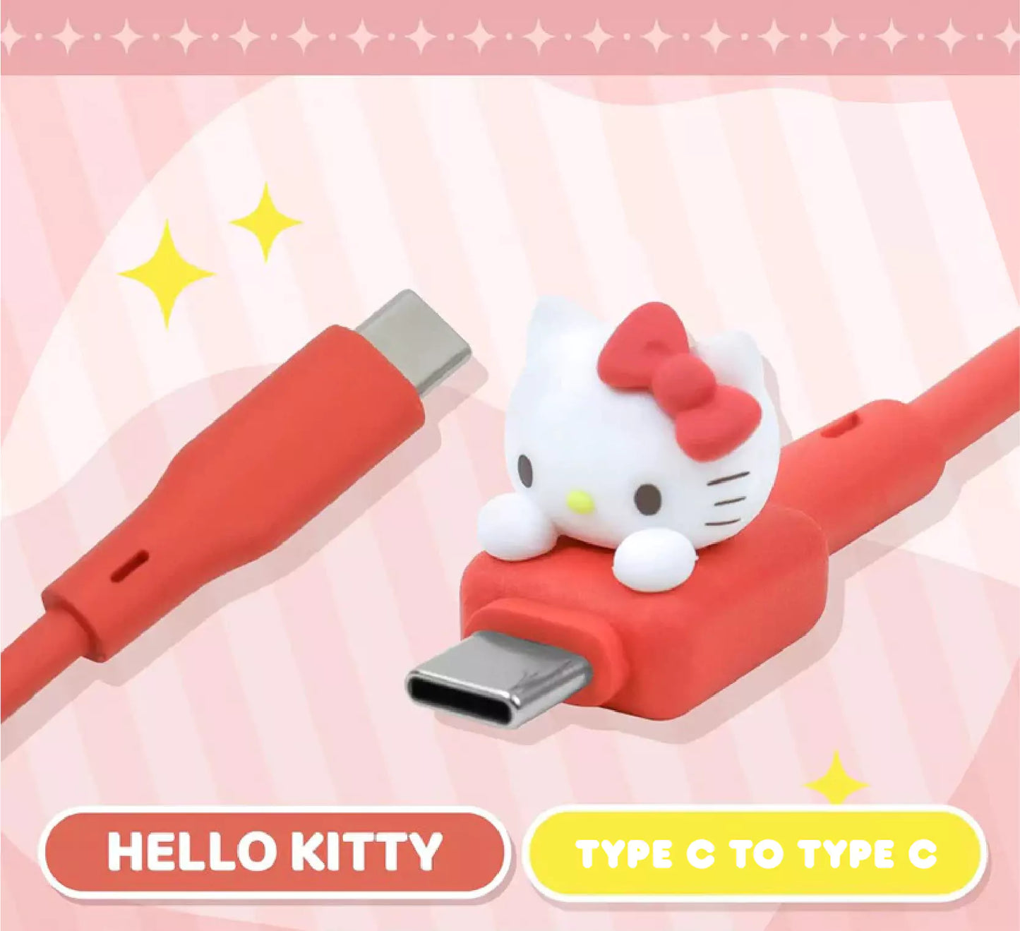 Sanrio Character Charging Cable (1m, MFi Certified)