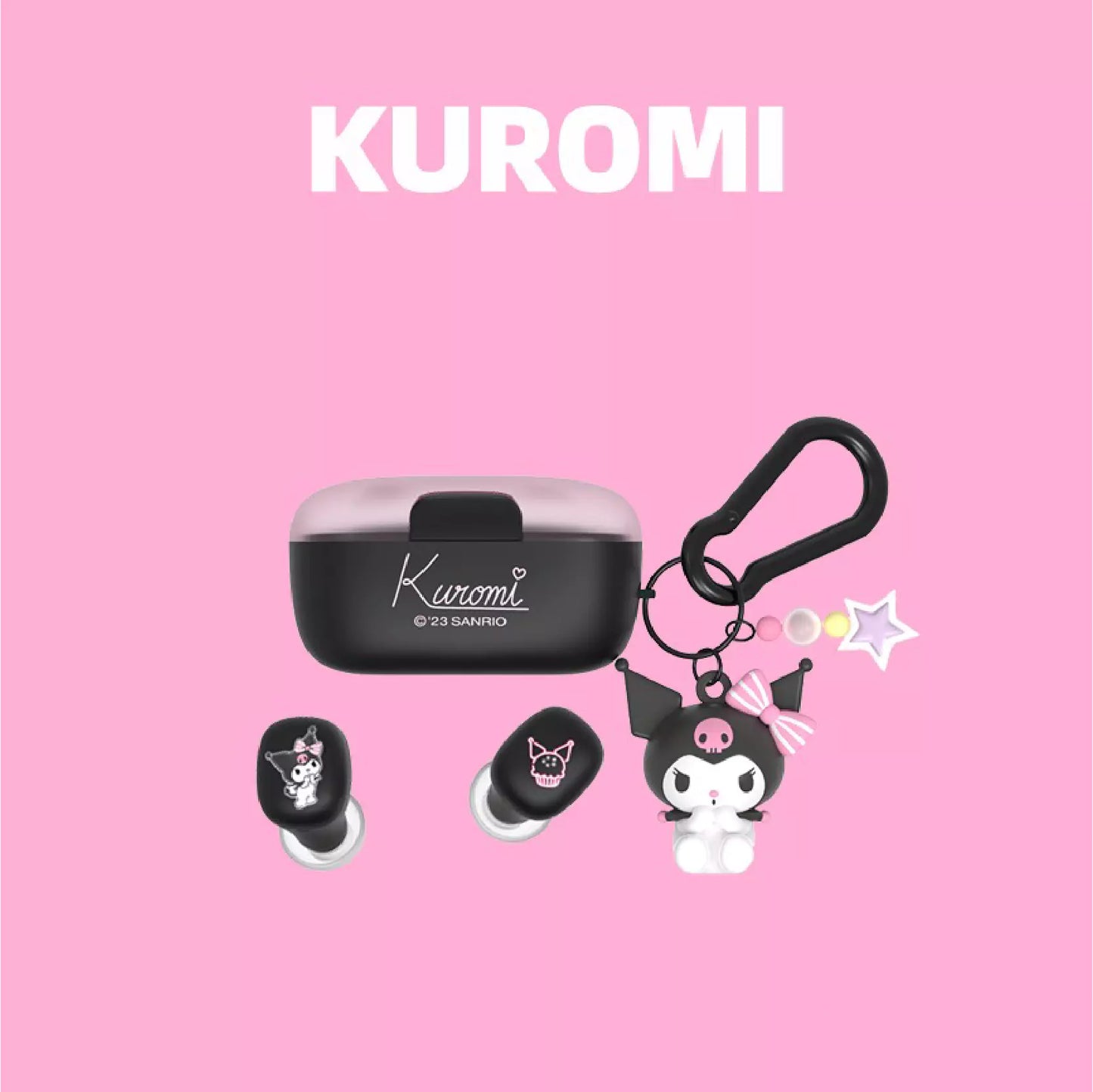 Sanrio Licensed Bluetooth Earphones with Figure Charm