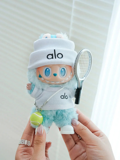 Alo Tennis Outfit Set for Labubu