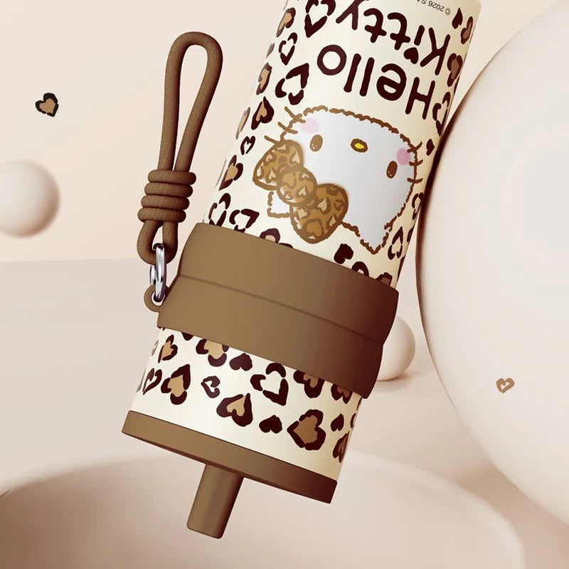 HelloKitty Chic Leopard-Print Tumbler (660ml)
