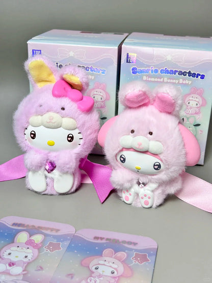 Sanrio Diamond Bunny Baby Plush Charm Blind Box