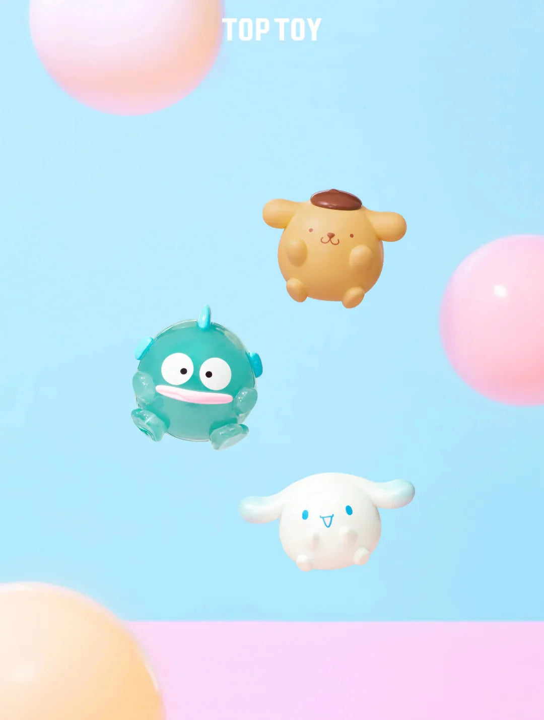 Sanrio Chubby Round Mini Figures Blind Bag (3 pcs per bag)