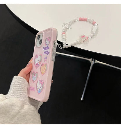 Hello Kitty Baby Pink Phone Case With Charm