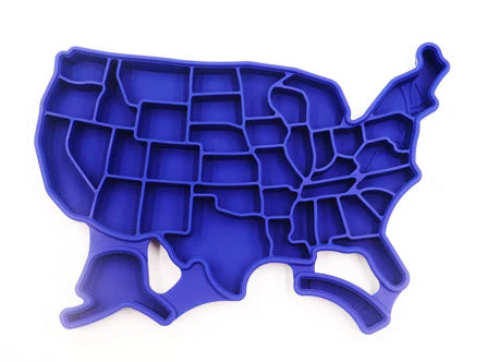 Creative Map Of America Ice Cube Ice Mold