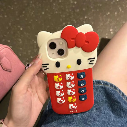Hello Kitty Cellphone-Shaped Phone Case
