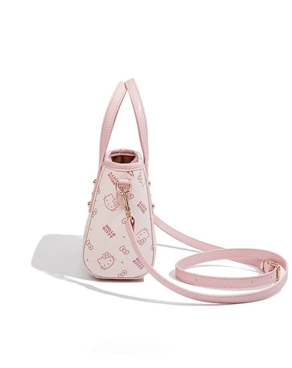 Hello Kitty All Over Print Mini Tote Crossbody Bag