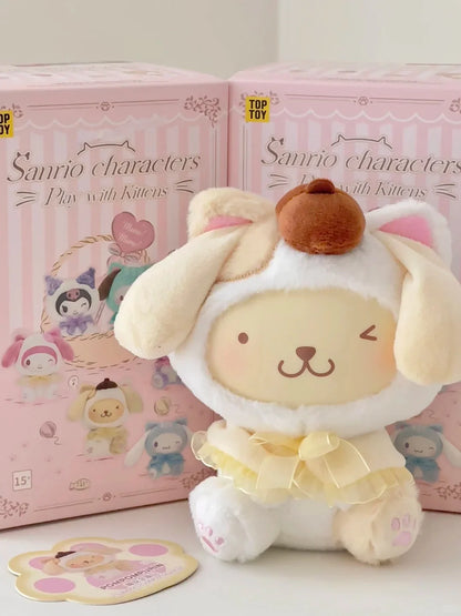 Sanrio Characters "Play with Kittens" Plush Blind Box