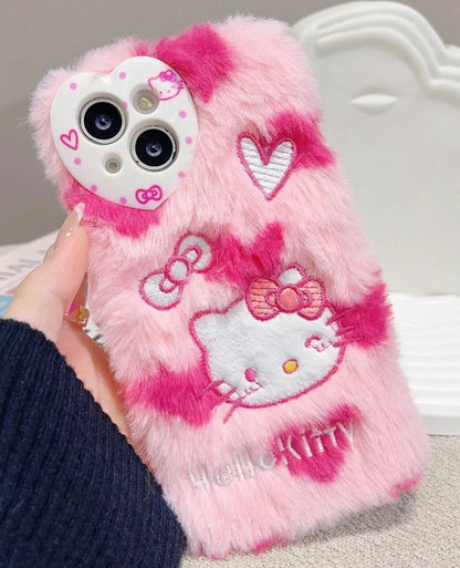 Hello Kitty Furry Phone Case