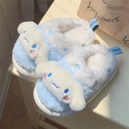 Sanrio Fuzzy Warm Slippers
