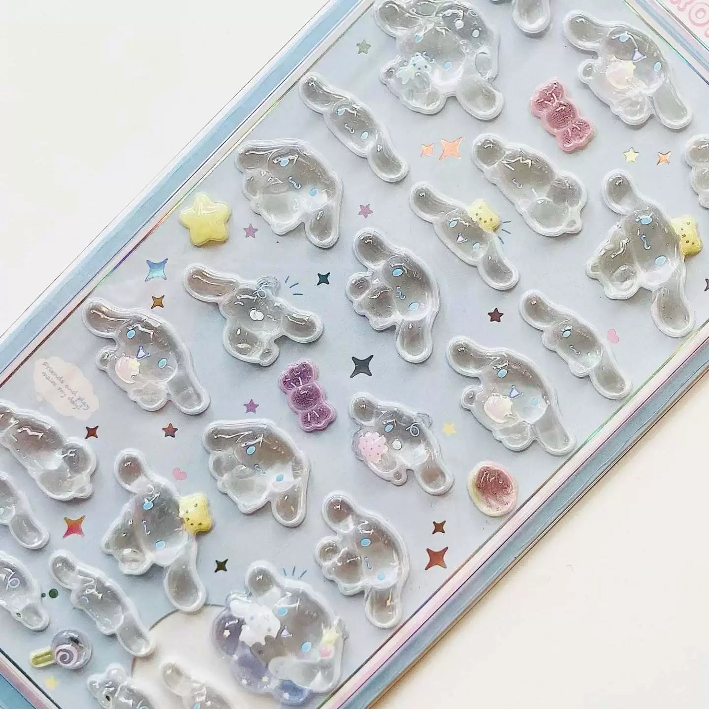 Sanrio Bonbon Drop Crystal 3D Stickers