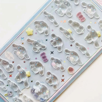 Sanrio Bonbon Drop Crystal 3D Stickers