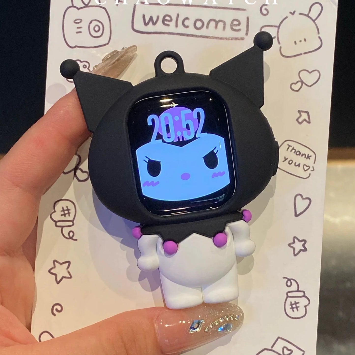 Kuromi Shape Silicone Apple Watch Case for iWatch Series