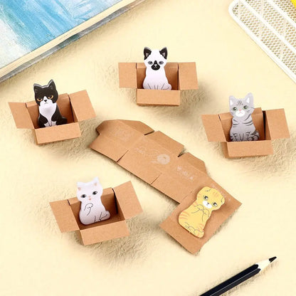 Kitty Peek-a-Box Sticky Notes