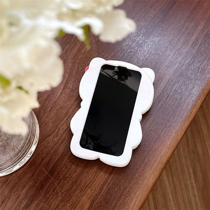 Hello Kitty 3D Pink Dress Silicone Phone Case