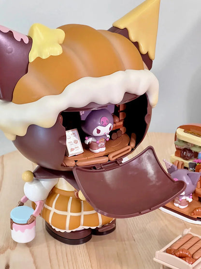 Kuromi Bread Party Figure Building Blocks