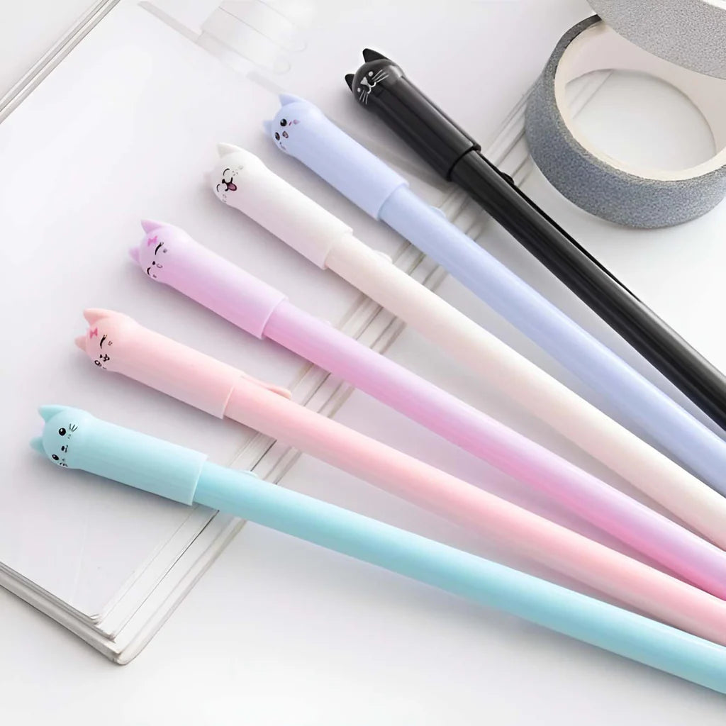 Kawaii Cat Gel Ink Pen