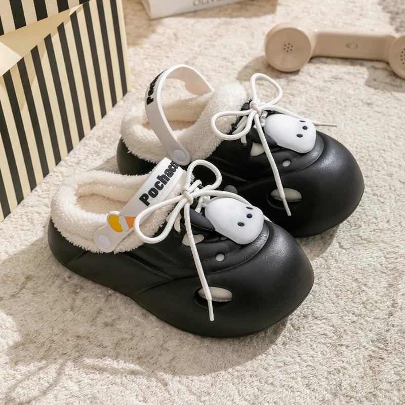 Sanrio Fleece Bow Clogs