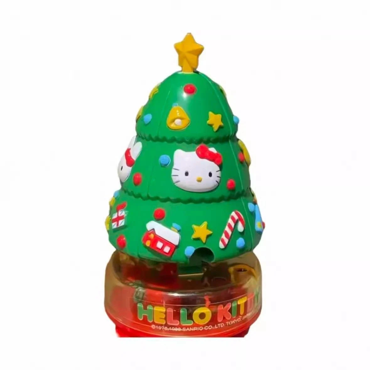 Hello Kitty Magical Spinning Christmas Tree Music Box