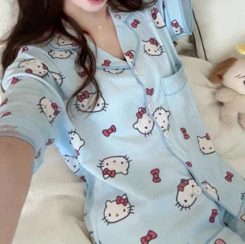 Hello Kitty Lumière Satin Sleep Set
