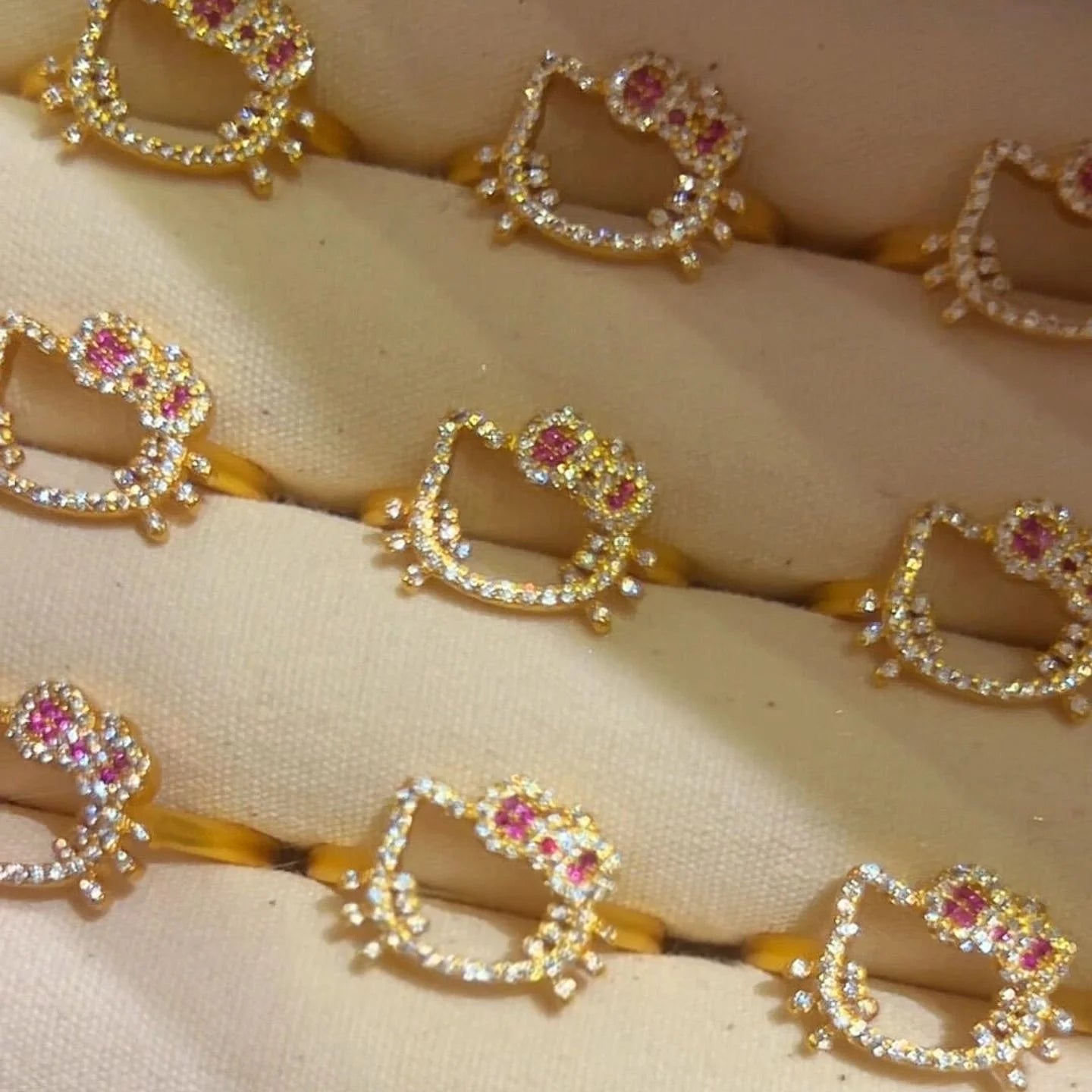 Hello Kitty My Secret Sparkle Heart Ring/Necklace