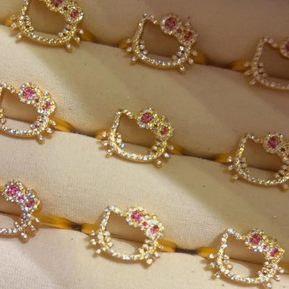 Hello Kitty My Secret Sparkle Heart Ring/Necklace