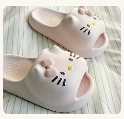 Hello Kitty 3D Bow Cloud Slippers