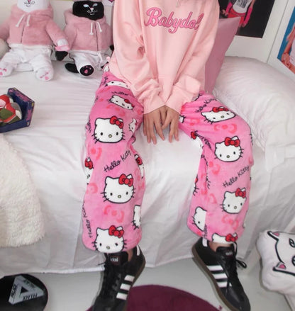 Hello Kitty Fuzzy Pants