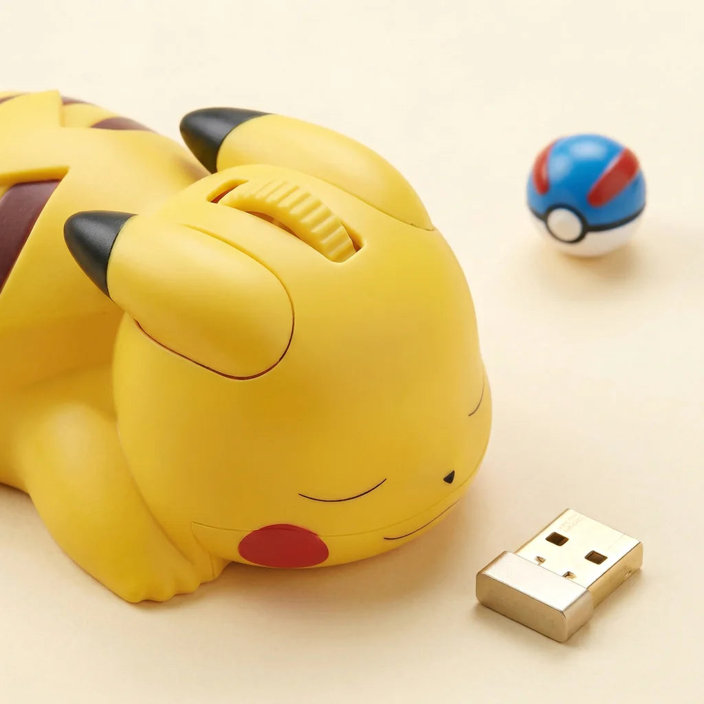 Sleeping Pikachu Wireless Mouse & Desk Buddy