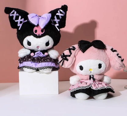 Kuromi and My Melody Lace Plushie