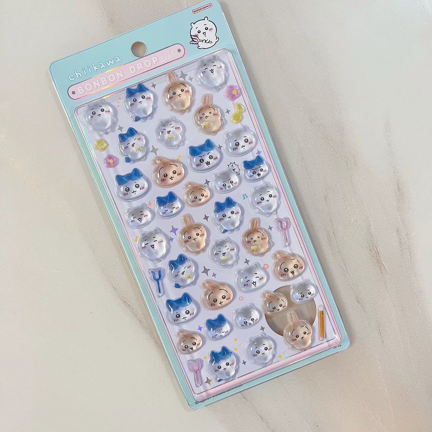 Chiikawa Bonbon Drop Puffy Sticker Sheet