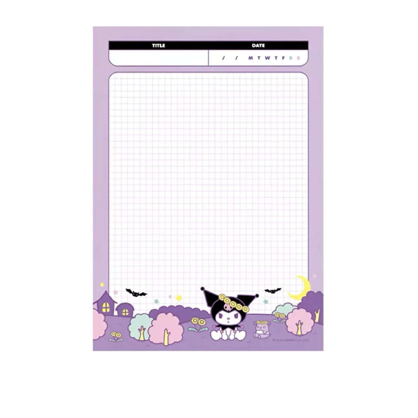 Sanrio Memo Pad Notebook