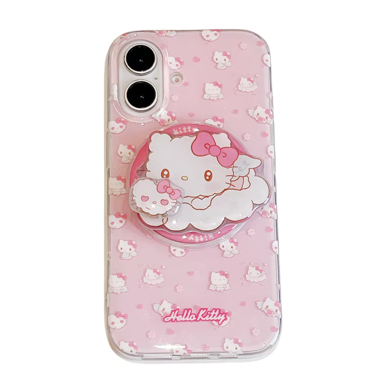 Hello Kitty Angelic MagSafe Phone Case with Pop Socket