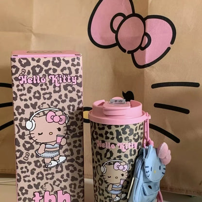 Kitty CoolCat Leopard Tumbler40 Oz & Travel Coffee Thermal Mug