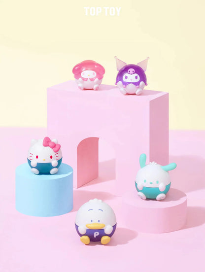 Sanrio Chubby Round Mini Figures Blind Bag (3 pcs per bag)