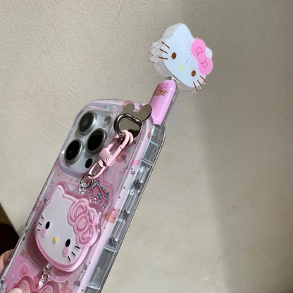 HelloKitty Pink Phone Shape Retro Design Cute Kawaii Phone Case
