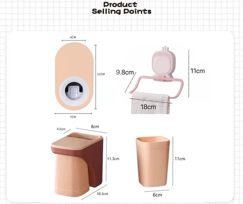 Sanrio Magnetic Toiletry Set