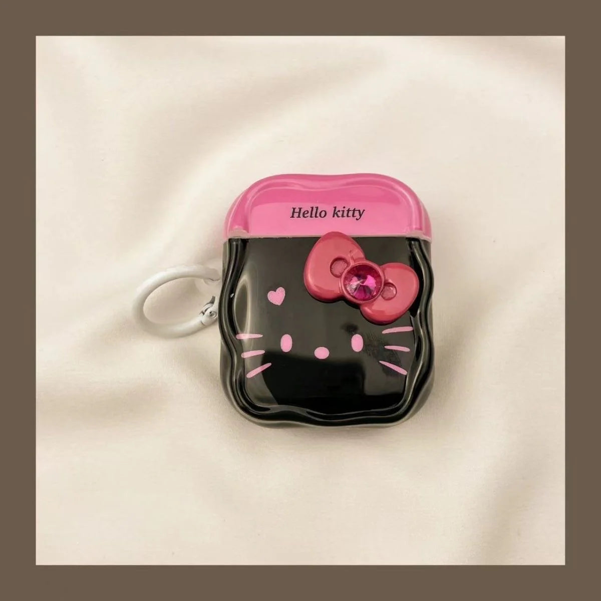 HelloKitty Blackpink AirPods Case with Charm