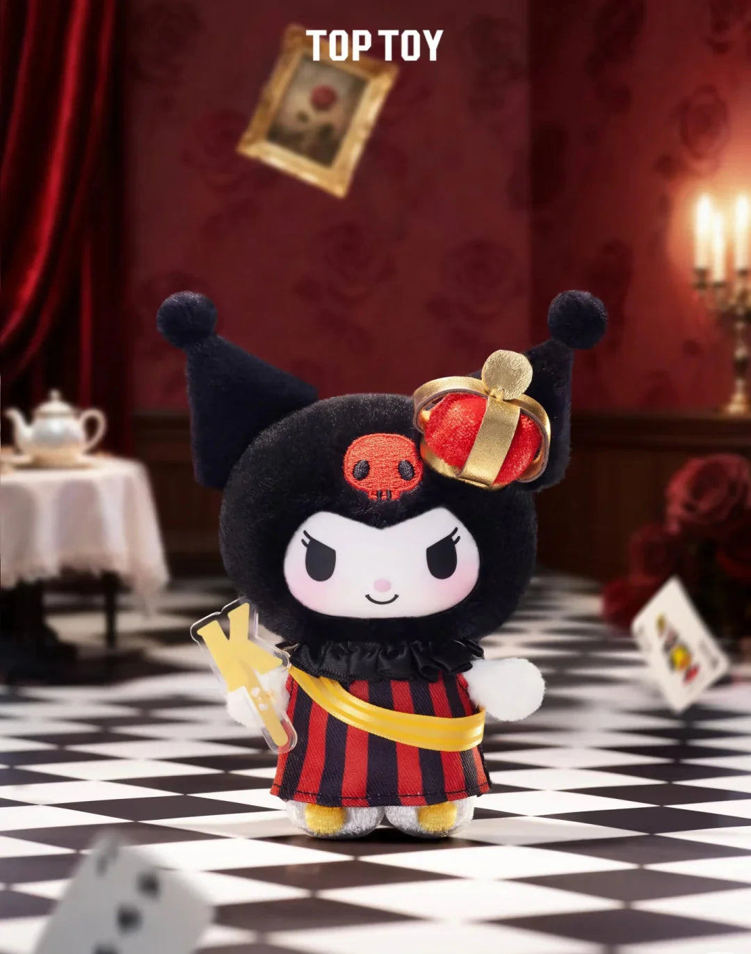 Kuromi Poker Kingdom Plush Doll Limited Edition Gothic Playing Card Blind Box