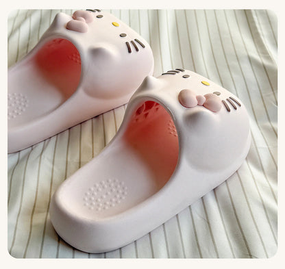 Hello Kitty 3D Bow Cloud Slippers