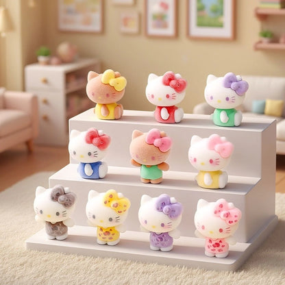 Hello Kitty 3D Decorative Figurine 10 Pic Set